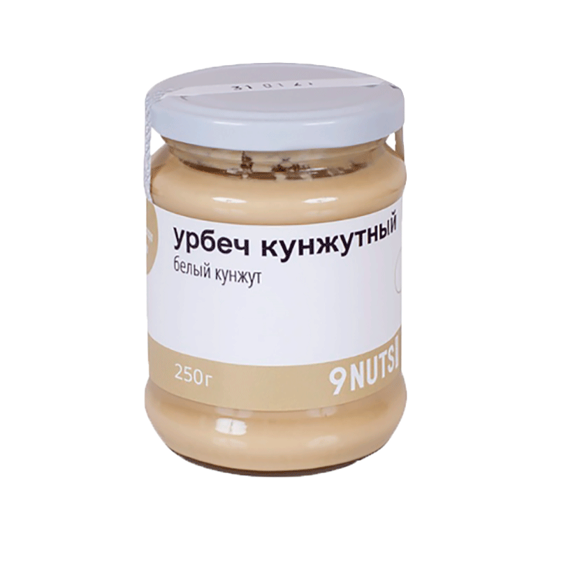 Урбеч из белого кунжута 9NUTS, 180 гр