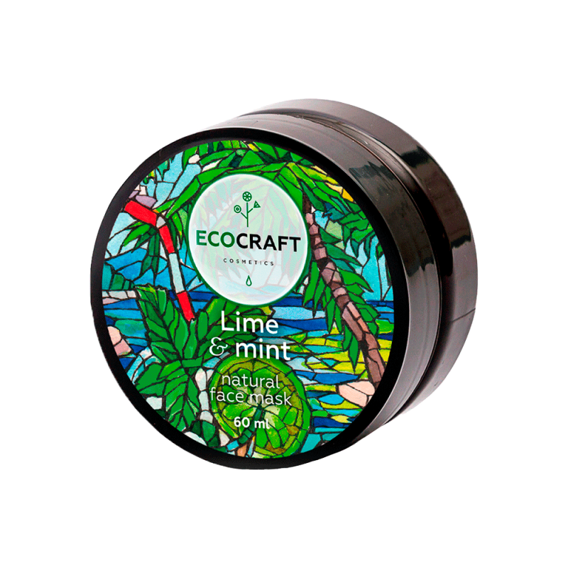 Ледяная моделирующая маска для лица и зоны декольте "Лайм и Мята" Ecocraft
